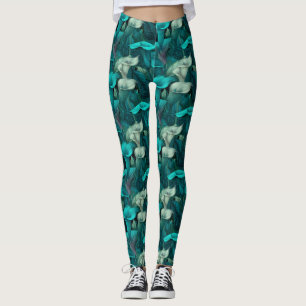 Liljor Gymkläder Calla liljor Lyxiga mammor Mödrar Leggings