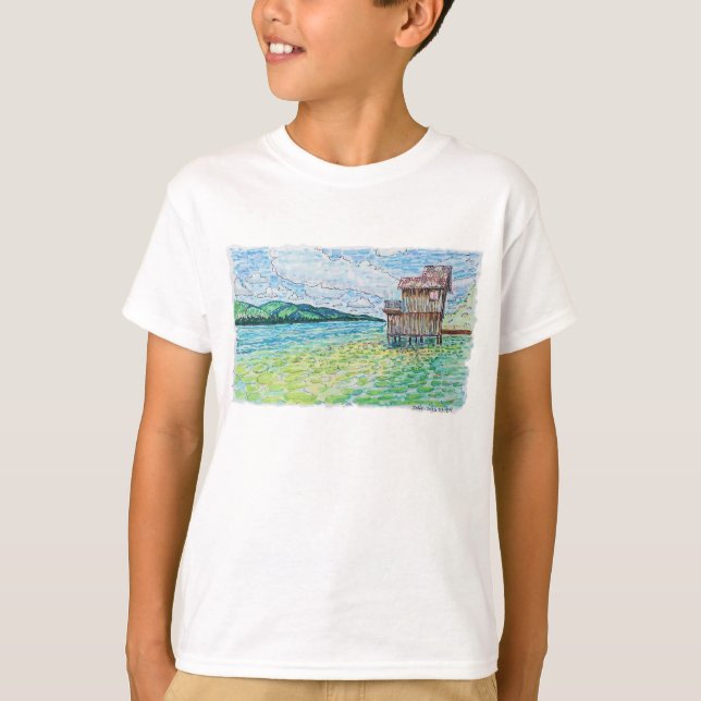 Liljor i sjö t shirt (Framsida)