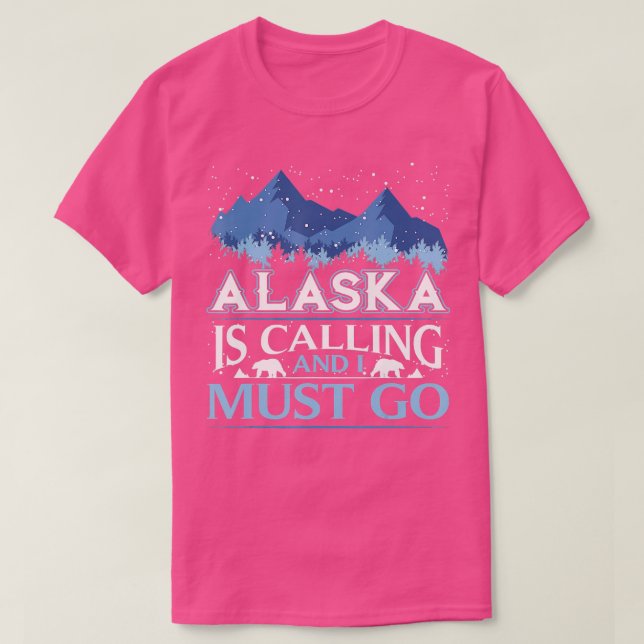 Lilla Alaska ringer och jag måste gå till design T Shirt (Design framsida)