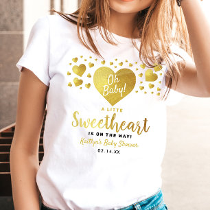 Lilla Älskling Alla Hjärtans Dags Bebisshower T Shirt