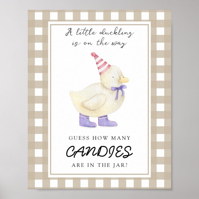 Lilla anka - gissa hur många kaniner poster (Framsidan)