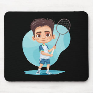 Lilla Badminton-spelarens skyttelspel för pojkar Musmatta