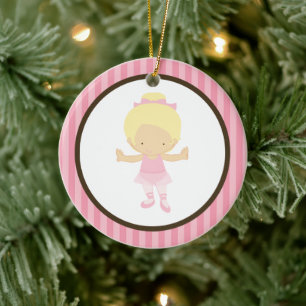 Lilla Ballerina Julgransprydnad Keramik