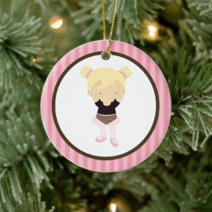 Lilla Ballerina Julgransprydnad Keramik