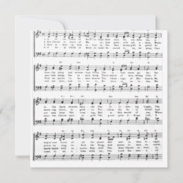 Lilla Bethlehem Lakan Musik jul Julkort