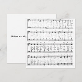 Lilla Bethlehem Lakan Musik jul Julkort