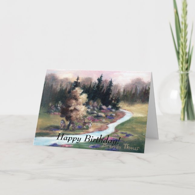 Lilla Biet av himlen, Grattis på födelsedagen! Kort (Framsida)