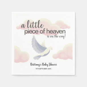 Lilla Biet i himmelmolnen Dove Baby Shower Pappersservett