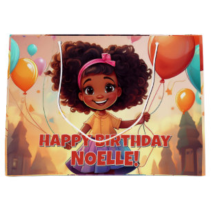 Lilla Black Girl Birthday Celebrons Balloons