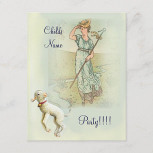 Lilla Bo Peep Inbjudningar