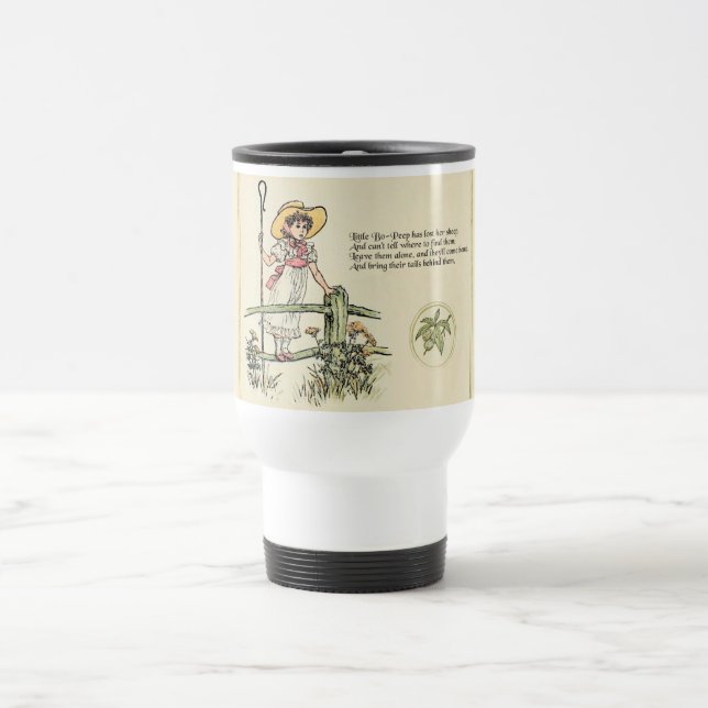 Lilla Bo-Peep: Klassisk Kate Greenaway Nursery Resemugg (Center)