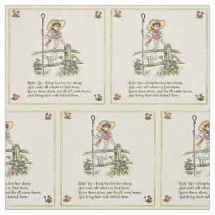 Lilla Bo-Peep: Klassisk Kate Greenaway Nursery Tyg