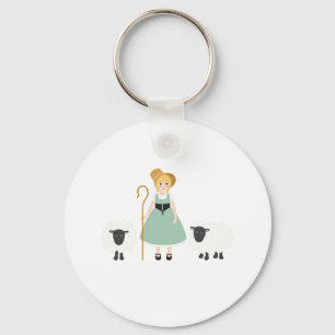 Lilla Bo Peep Nyckelring