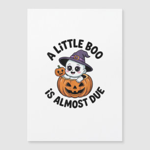 Lilla Boo är Nästan Förfallen Söt Halloween Gravid