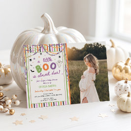 Lilla Boo är Nästan Fram Baby Shower Inbjudan