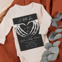 Lilla Boo är Nästan Framme Baby Shower Inbjudan