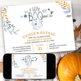 Lilla Boo är nästan redo för Halloween-könsbestämn Inbjudningar