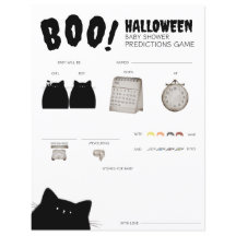 Lilla Boo Halloween Baby Shower Gissningar Spel