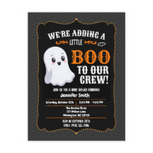 Lilla Boo Halloween Baby Shower Söt Spöke & Fladde