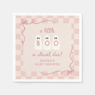 Lilla Boo Halloween Flicka Spök Bebis Shower Pappersservett