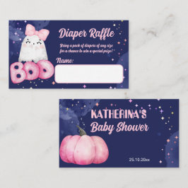 Lilla boo Halloween-pepparkabin Tilläggskort