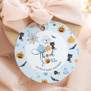 Lilla Boo har snart förlossning baby shower tack Gåvor Etiketter