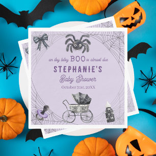 Lilla Boo Itsy Bitsy Spindel Halloween Babykalas Pappersservett