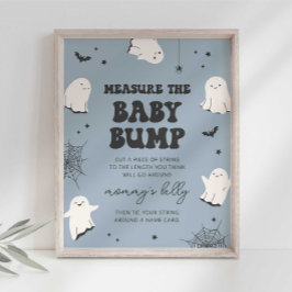 Lilla Boo Mät Babymagen Baby Shower Skylt