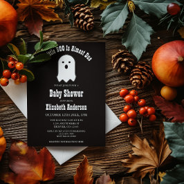 Lilla BOO på Halloween Ghost Baby Shower Inbjudningar