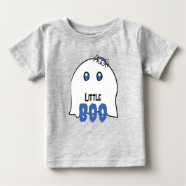 Lilla Boo Pojke Första Halloween Söt Ghost Familj  T Shirt