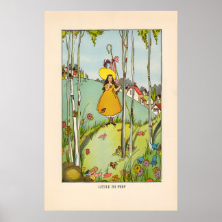 Lilla Bop Peep - Vaggerympsaffisch Poster