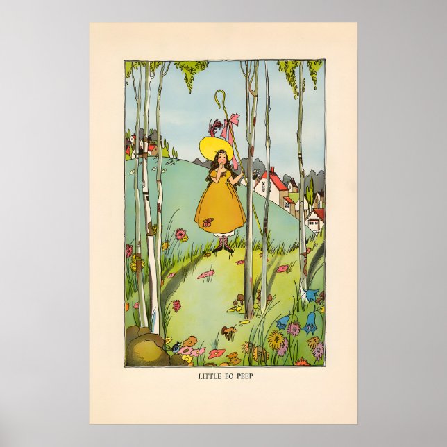 Lilla Bop Peep - Vaggerympsaffisch Poster (Framsidan)