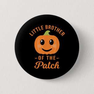 Lilla broder till patchpumpkin Halloween t Sh Knapp