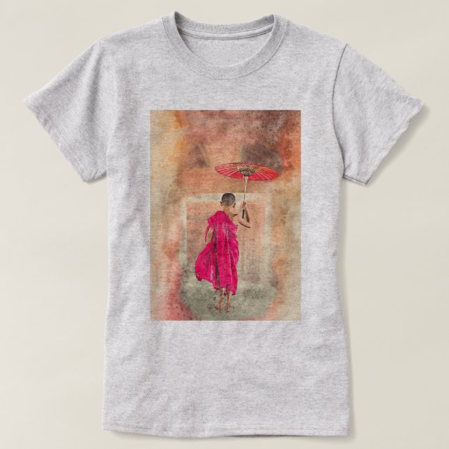 Lilla Buddha T-Shirt (Design framsida)