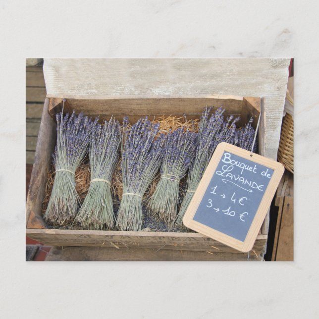 Lilla buketter av lavendel vykort (Framsida)