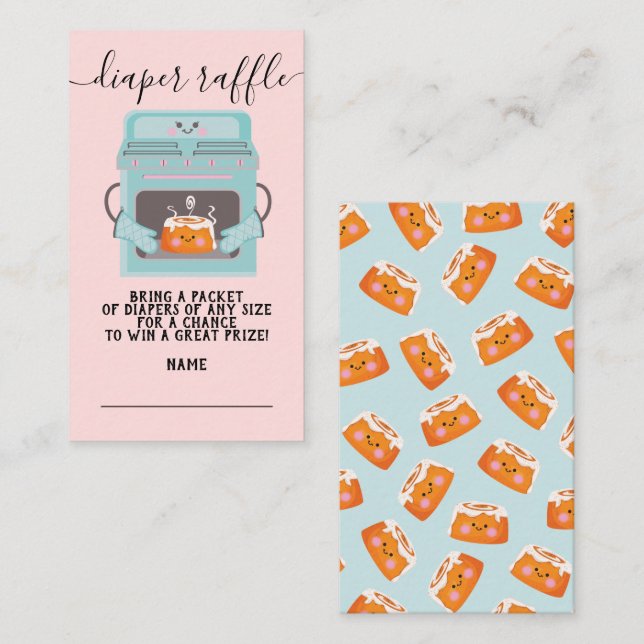 Lilla bun i ugnsbladet Raffle Tilläggskort (Fram/baksida)