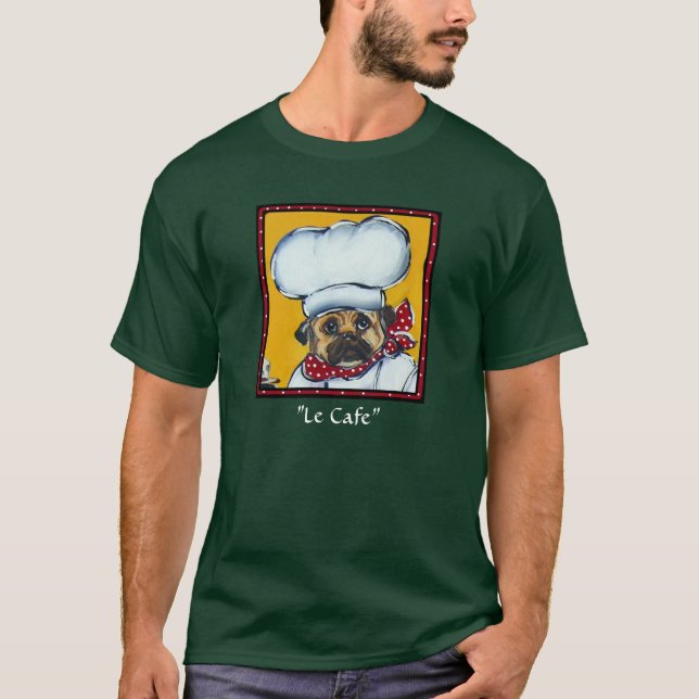 Lilla Chef Pug Tee (Framsida)