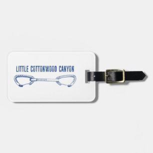 Lilla Cottonwood Canyon-klättring Quickdraw Bagagebricka