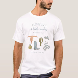Lilla Cowboy pappa att vara T-Shirt
