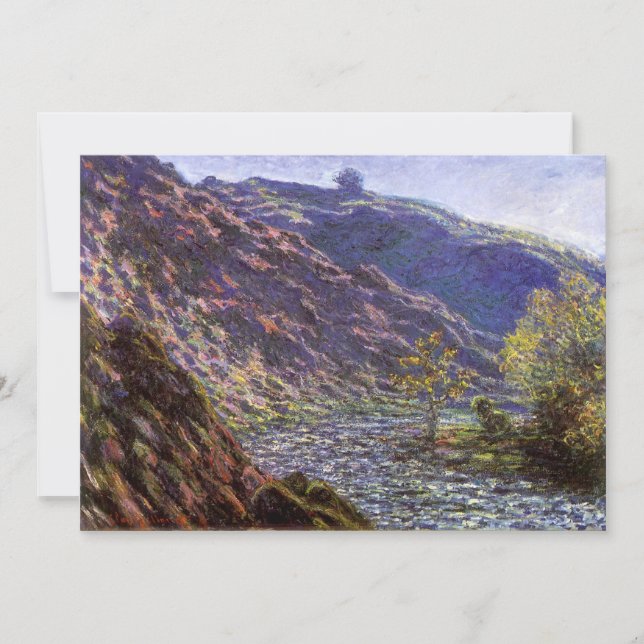 Lilla Creuse, solljus av Claude Monet (Framsida)