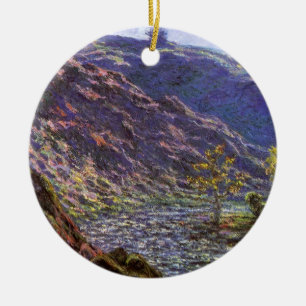 Lilla Creuse, solljus av Claude Monet Julgransprydnad Keramik