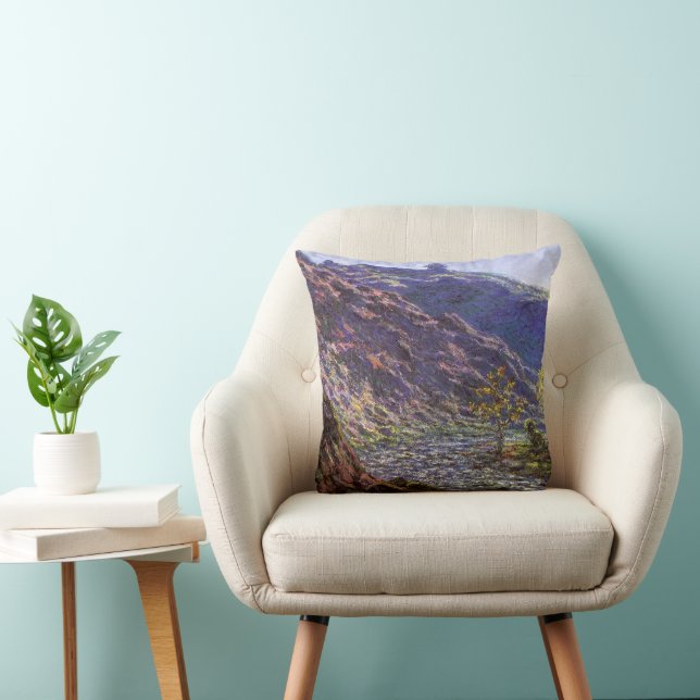 Lilla Creuse, solljus av Claude Monet Kudde (Stol)