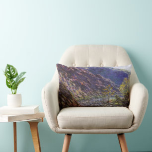 Lilla Creuse, solljus av Claude Monet Lumbarkudde