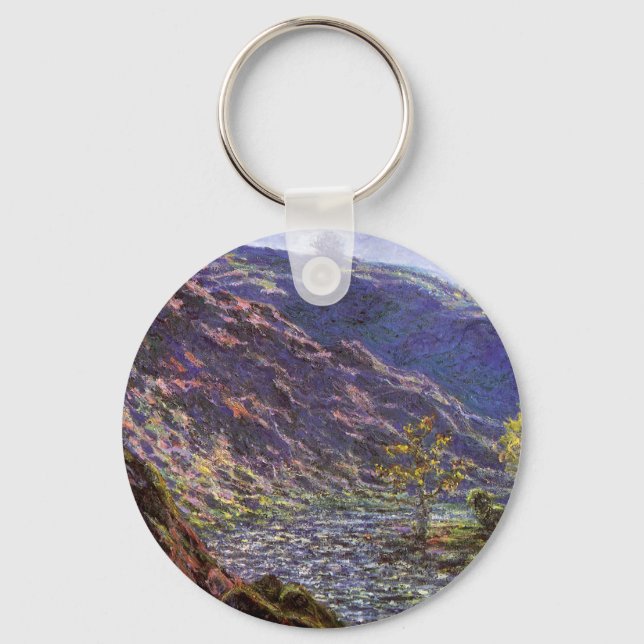 Lilla Creuse, solljus av Claude Monet Nyckelring (Framsida)