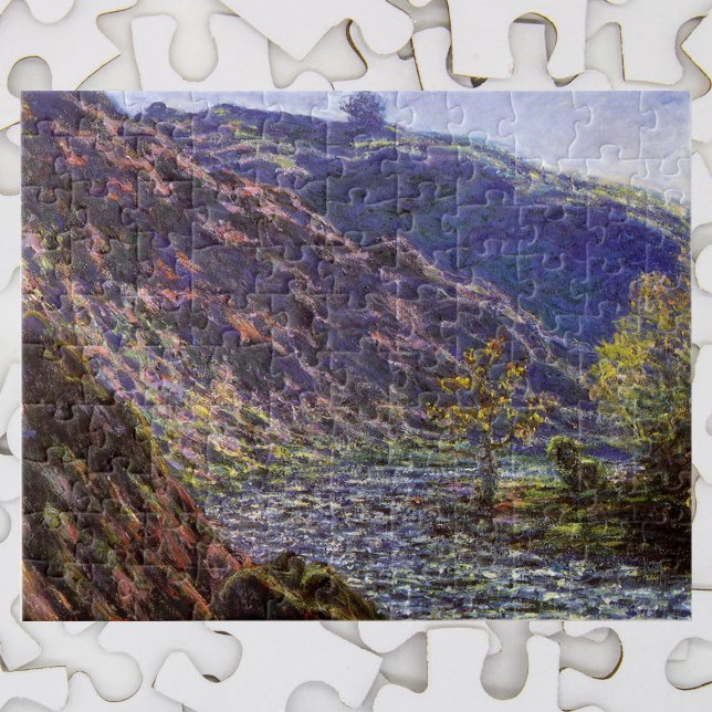 Lilla Creuse, solljus av Claude Monet Pussel (Skapare uppladdad)