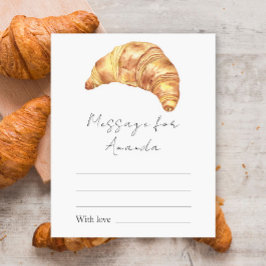 Lilla Croissant Birthday Time-meddelande