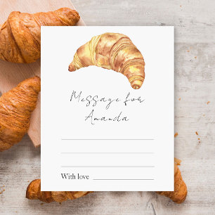 Lilla Croissant Birthday Time-meddelande