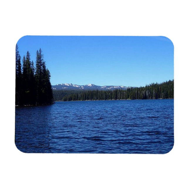 Lilla Cultus Lake, OR Magnet (Horisontell)
