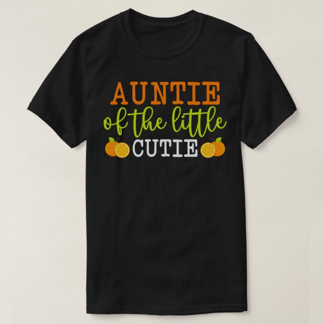 Lilla Cutie Auntie T Shirt (Design framsida)