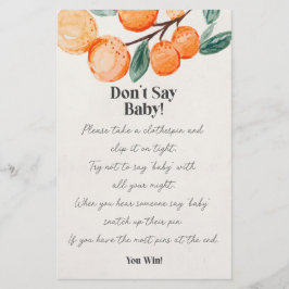 lilla cutie babydusch säger inte baby-spel